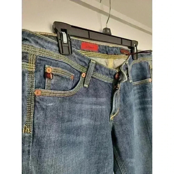 AG Adriano Goldschmied The Merlot Flare Denim Jean Size 30R - Picture 2 of 6